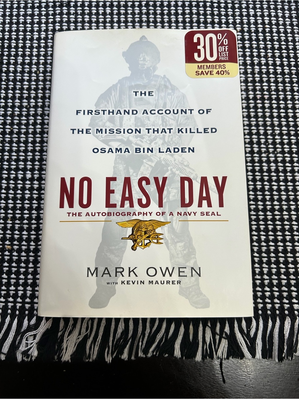 No Easy Day - White Cover Paperback by Mark Owen